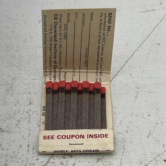 Vintage Matchbook CoverIt Says A Lot About You Novelty Match Book Unstruck - Picture 5 of 11